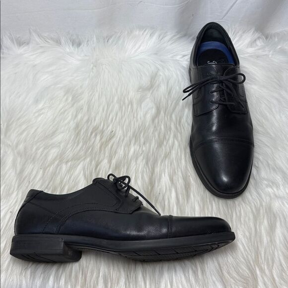 Florsheim Classic Black‎ Leather Men\'s Oxford Dress Shoes Sz 13